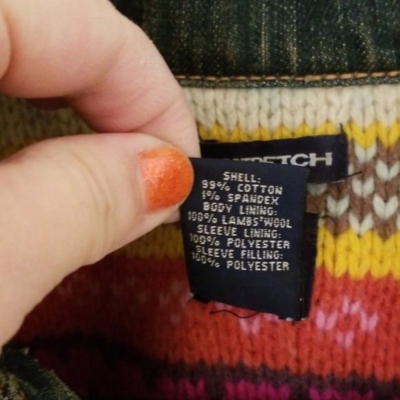 Vintage Gap jean jacket with sweater lining - Picture 3 of 5